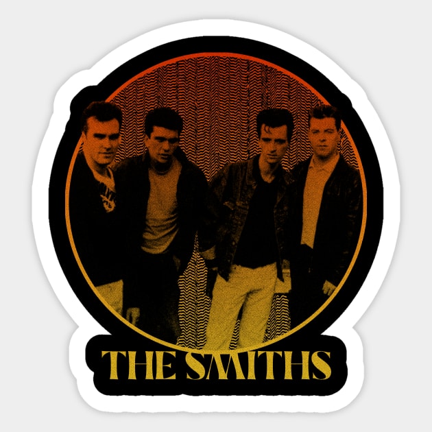 The Smiths Vintage - Color ver. Sticker by FRESH STUFF STUDIO